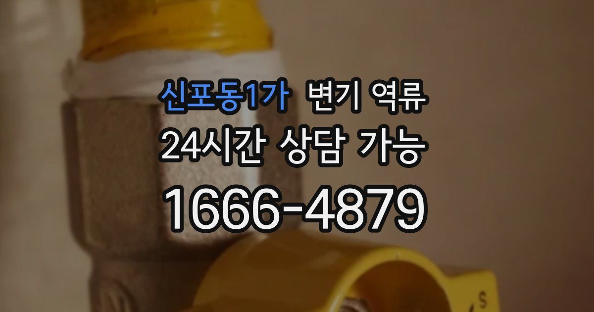 신포동1가 변기 역류