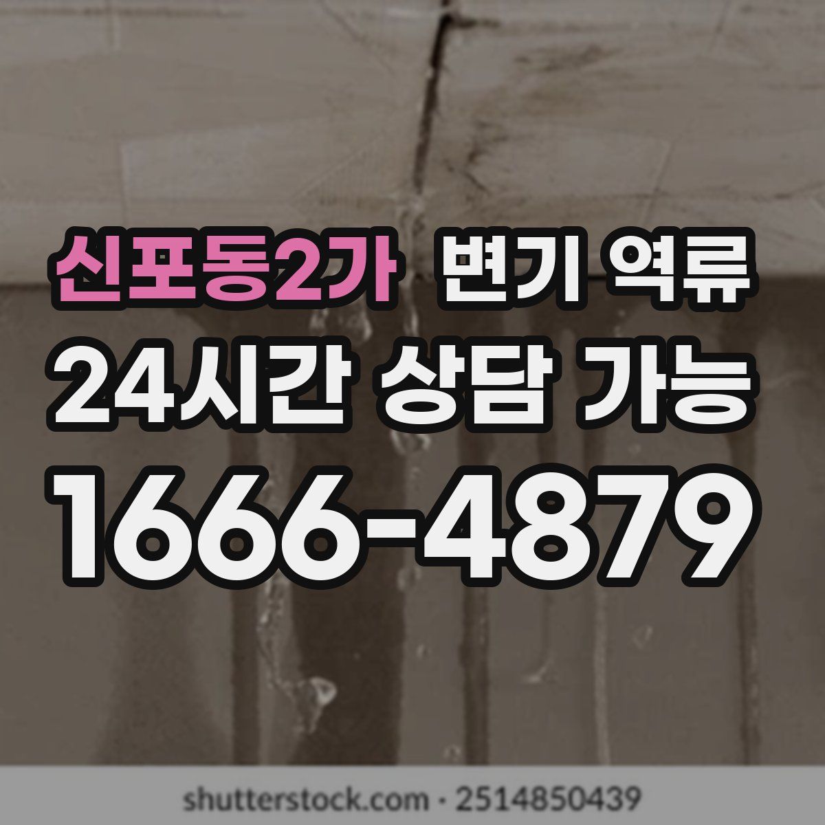 신포동2가 변기 역류