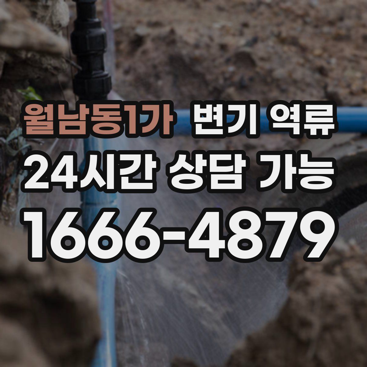 월남동1가 변기 역류