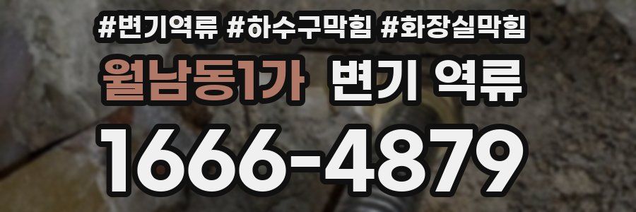 월남동1가 변기 역류