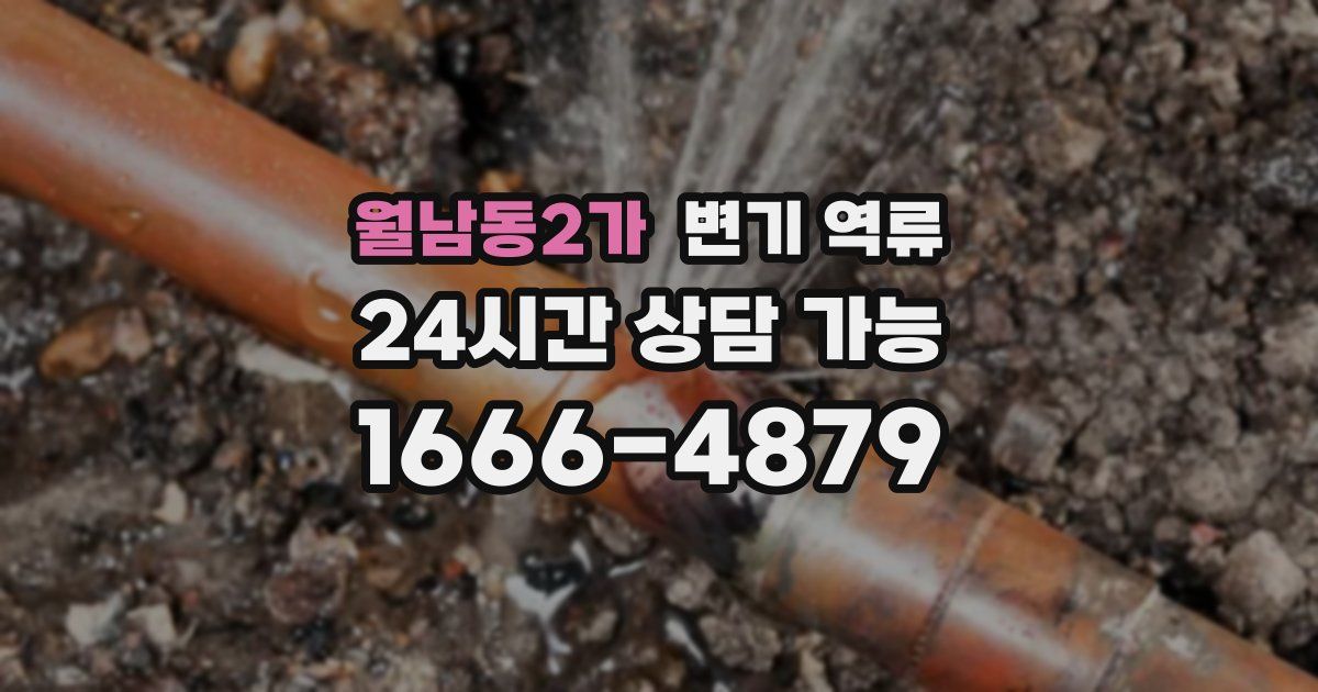 월남동2가 변기 역류