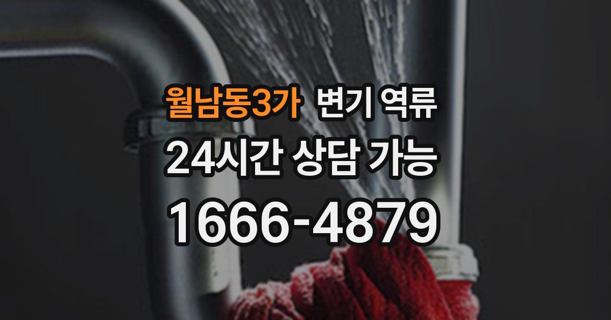 월남동3가 변기 역류