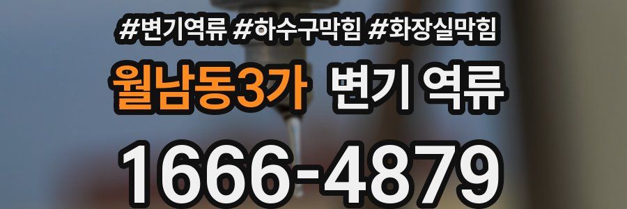 월남동3가 변기 역류