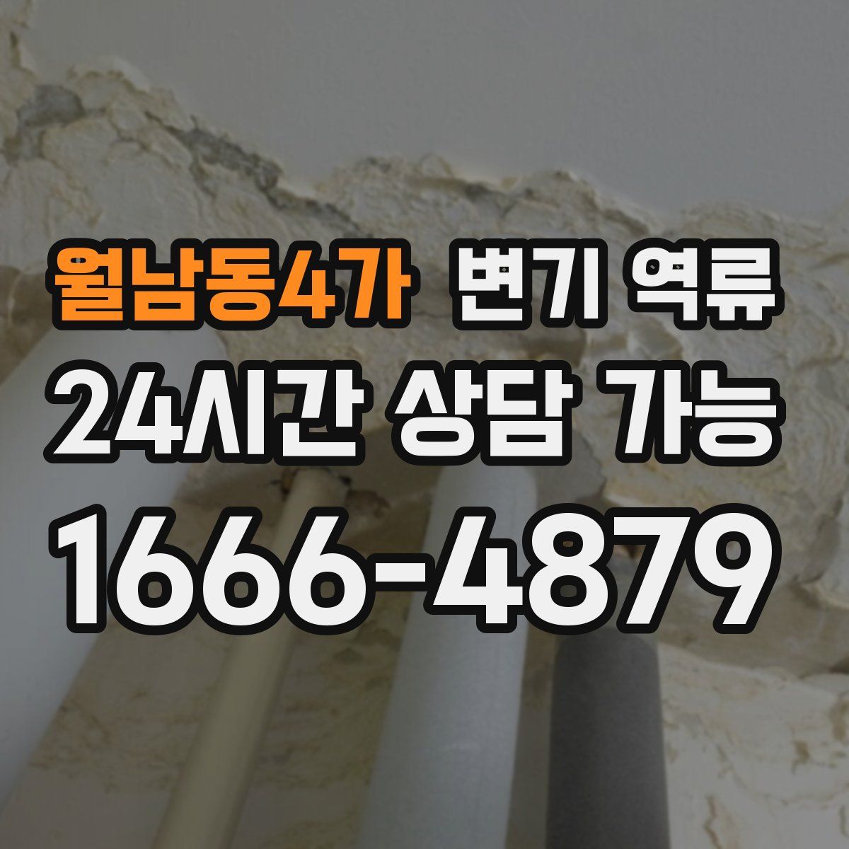 월남동4가 변기 역류