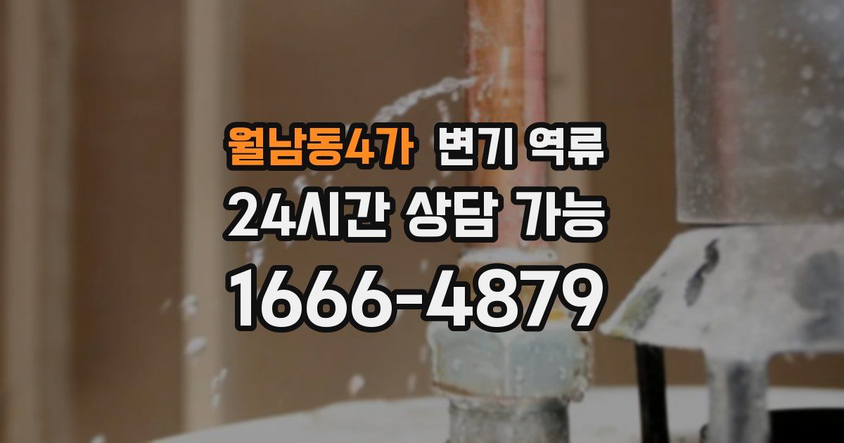 월남동4가 변기 역류