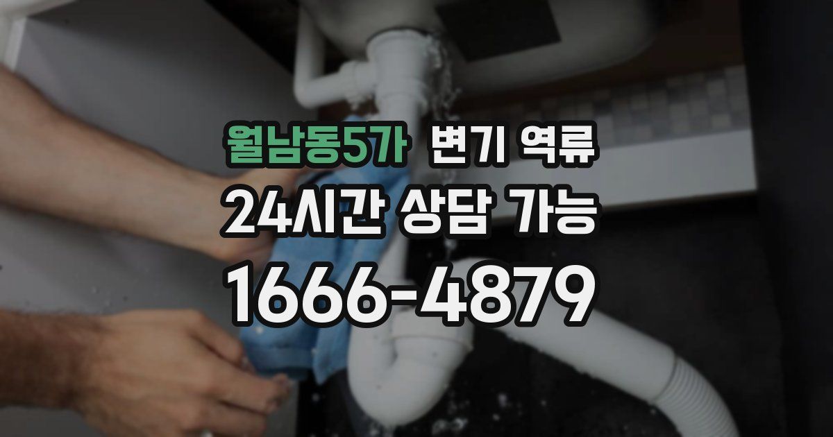 월남동5가 변기 역류