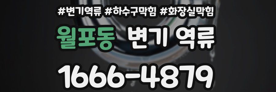 월포동 변기 역류