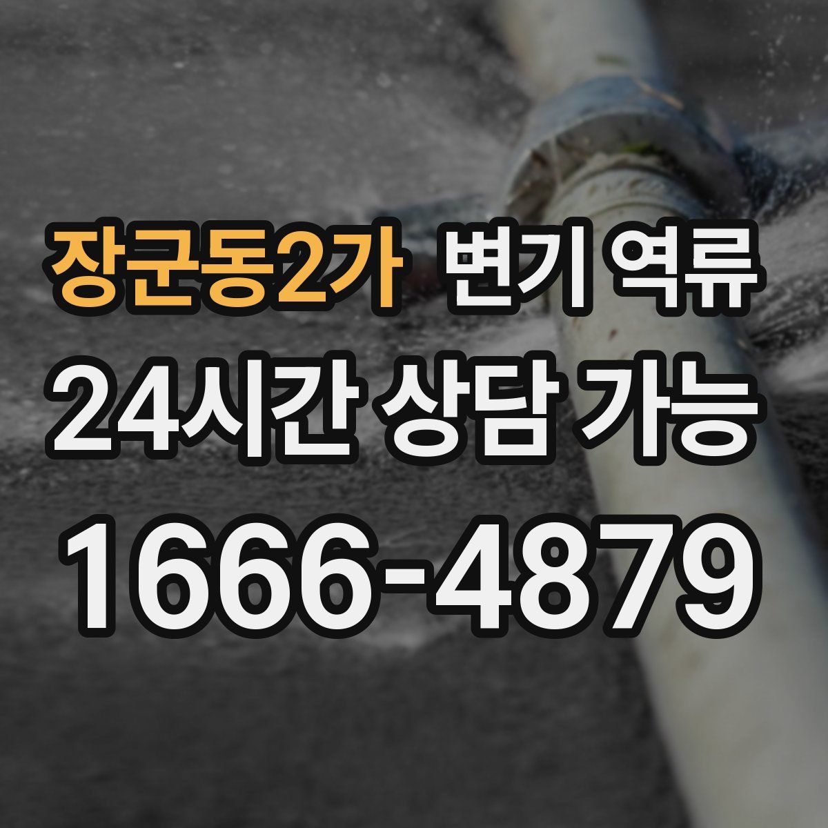 장군동2가 변기 역류