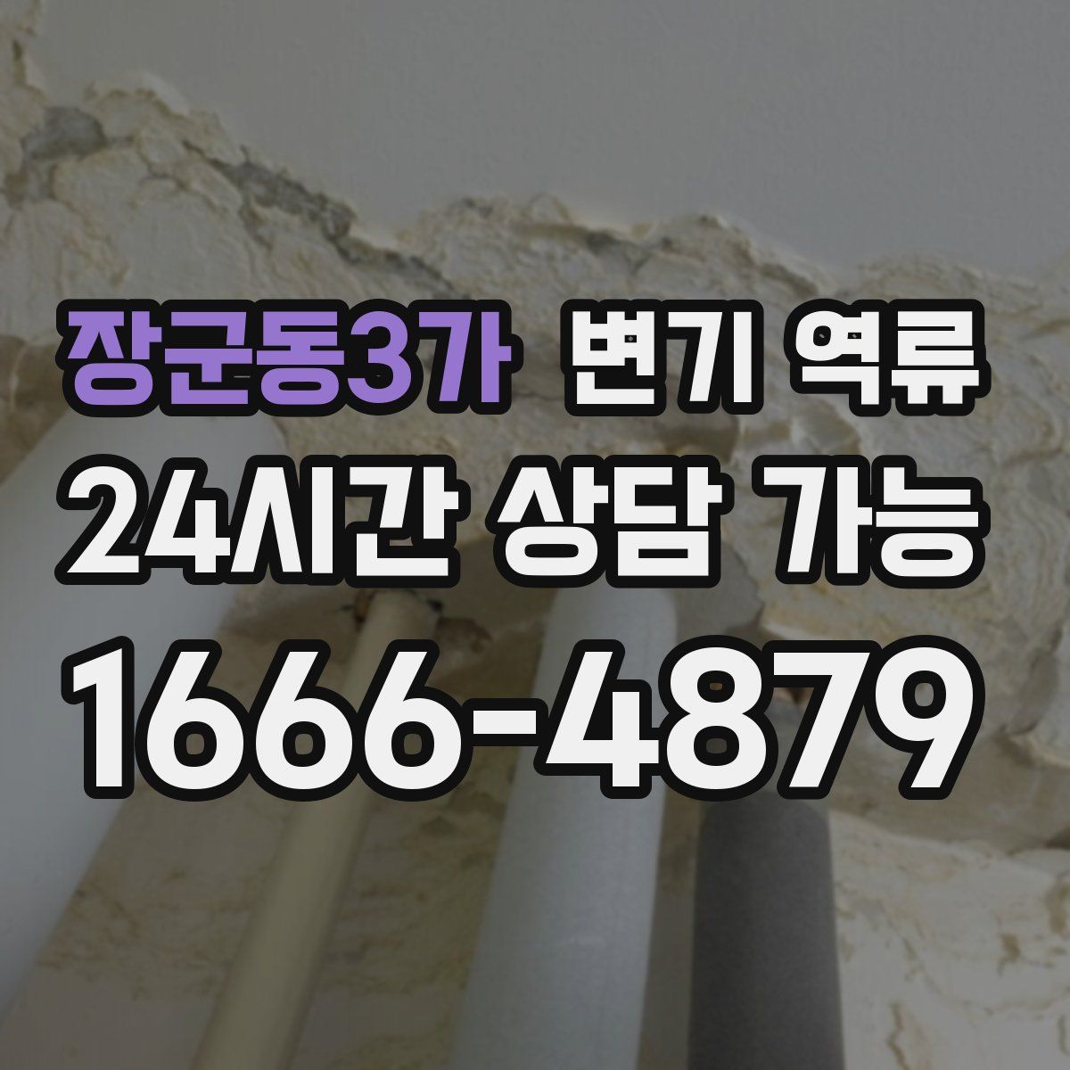 장군동3가 변기 역류