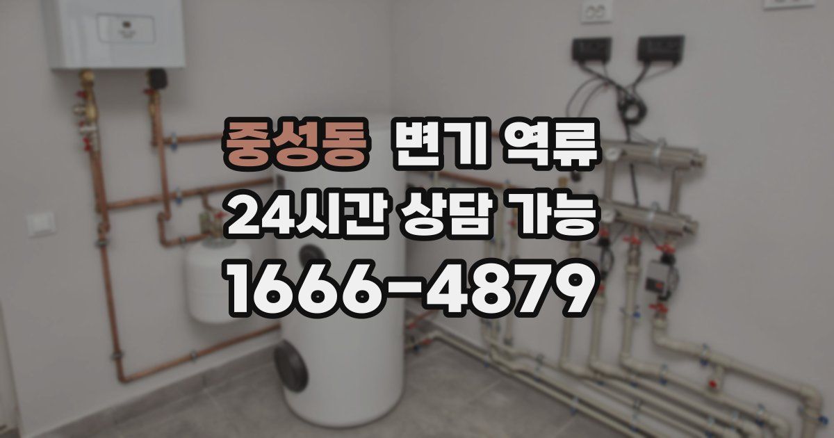 중성동 변기 역류