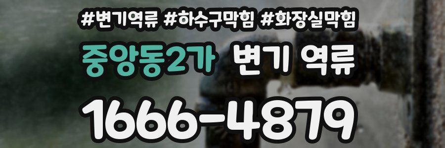 중앙동2가 변기 역류