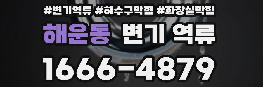 해운동 변기 역류