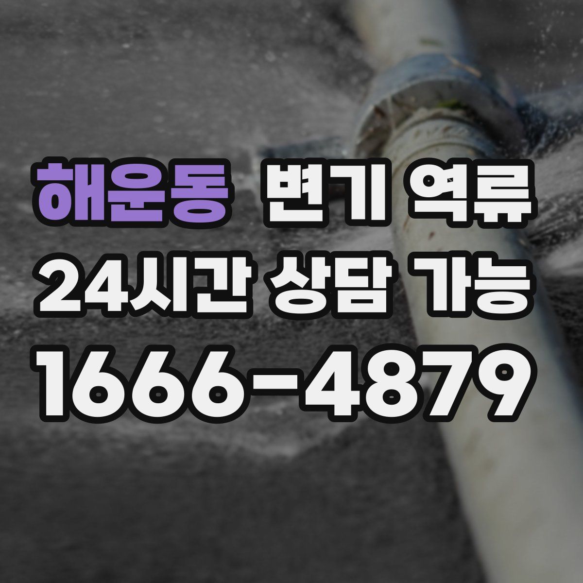 해운동 변기 역류