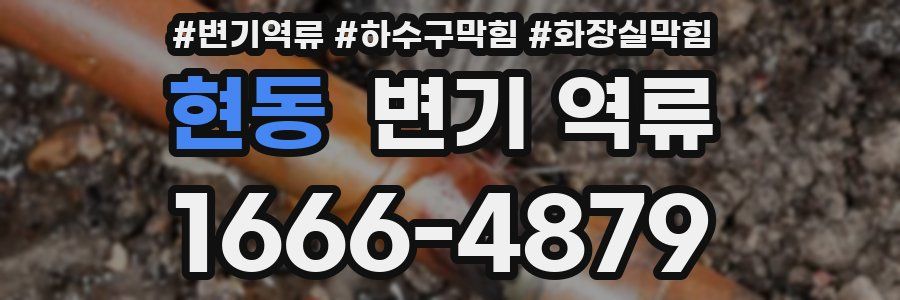 현동 변기 역류