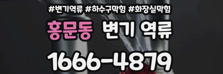 홍문동 변기 역류