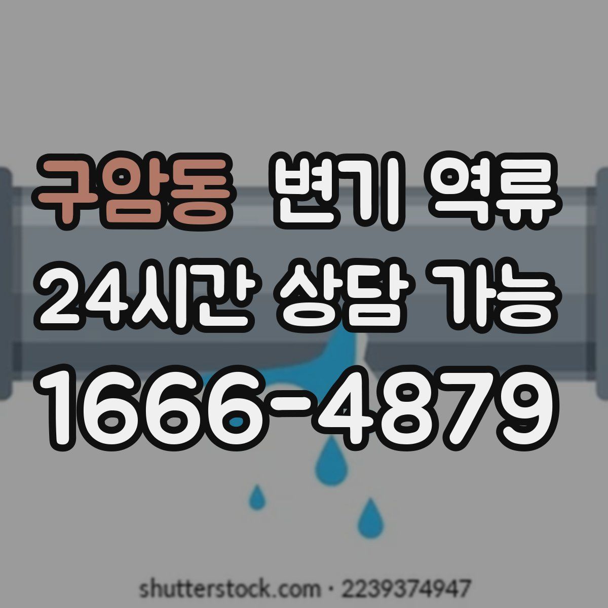 구암동 변기 역류