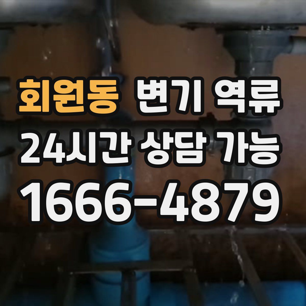 회원동 변기 역류