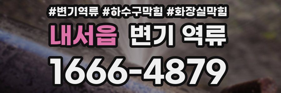 내서읍 변기 역류