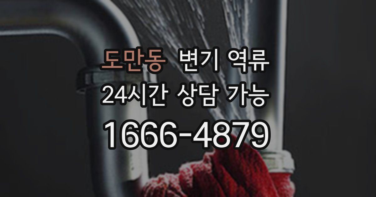 도만동 변기 역류