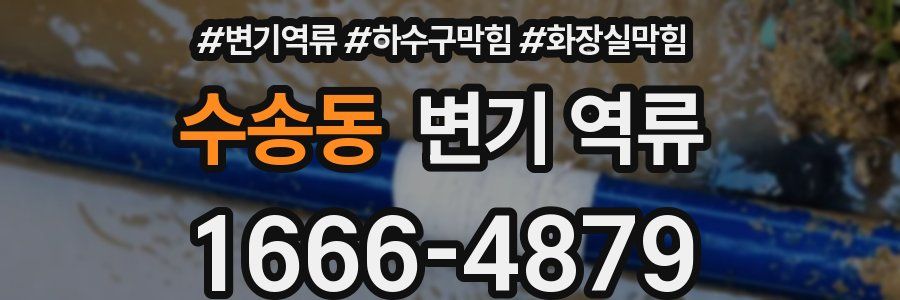 수송동 변기 역류