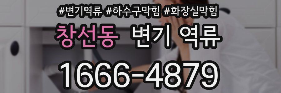 창선동 변기 역류