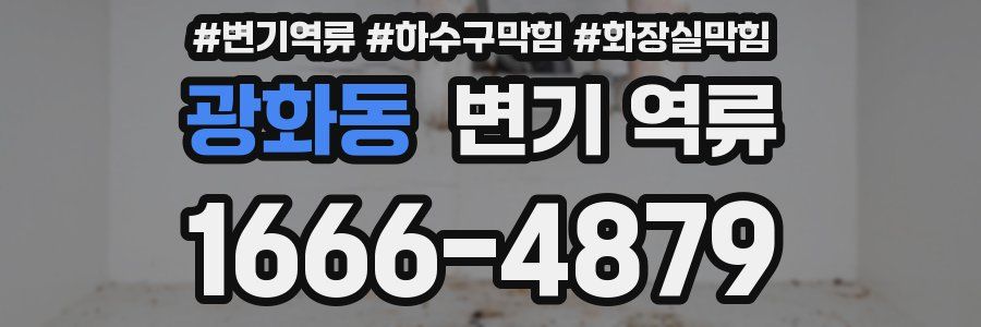 광화동 변기 역류