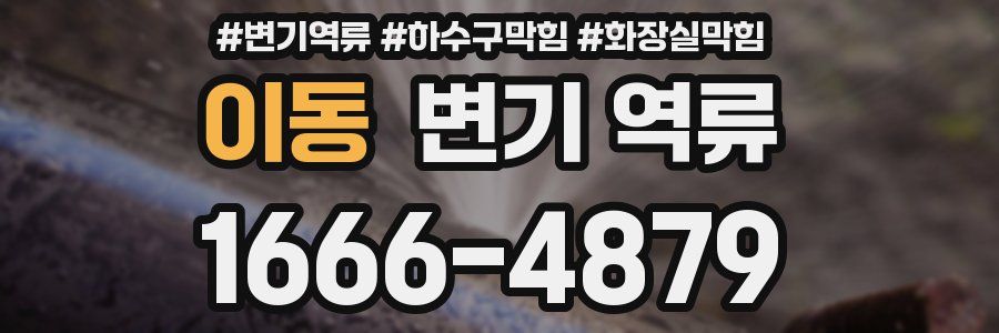 이동 변기 역류