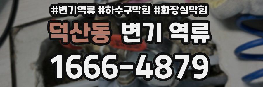 덕산동 변기 역류