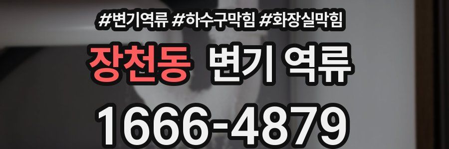 장천동 변기 역류