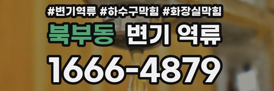 북부동 변기 역류