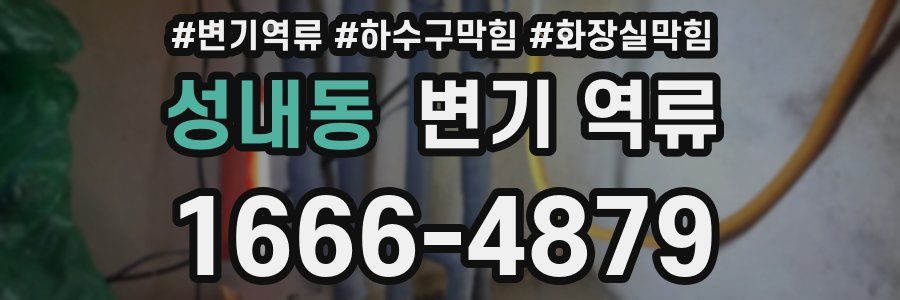 성내동 변기 역류