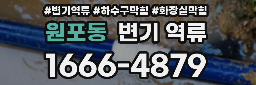 원포동 변기 역류