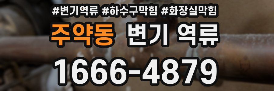 주약동 변기 역류