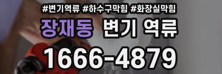 장재동 변기 역류