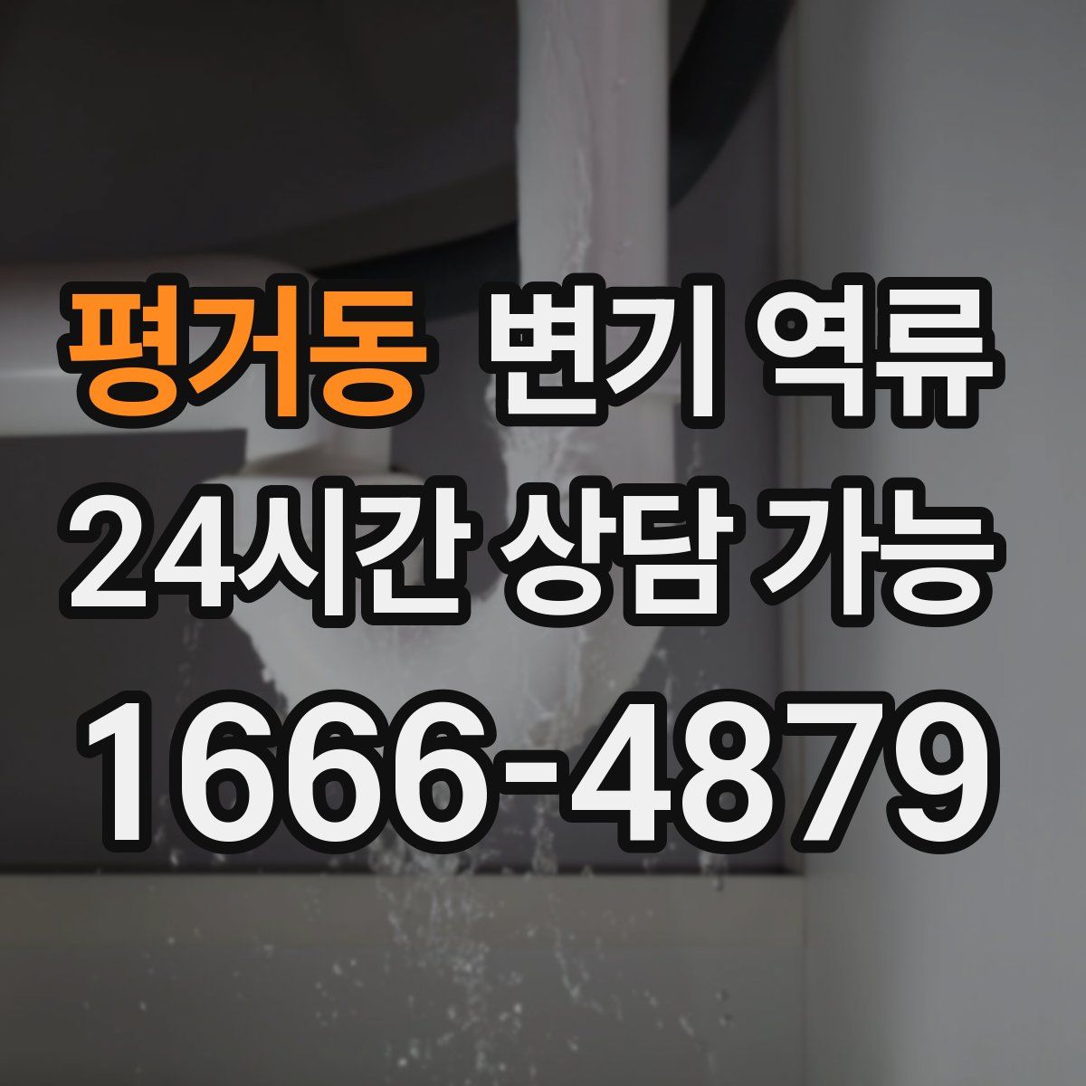 평거동 변기 역류