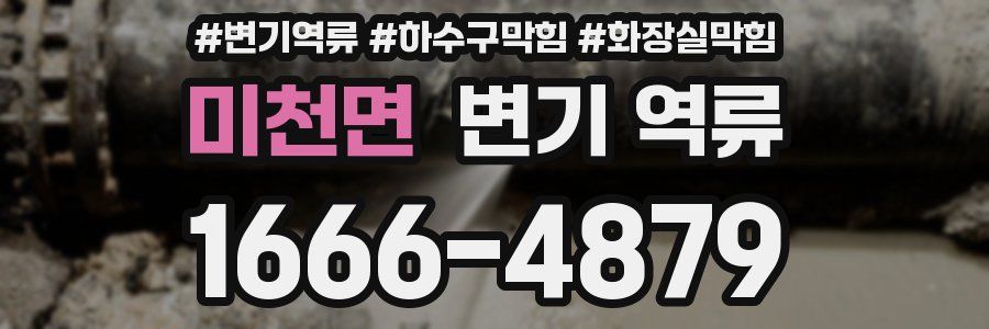 미천면 변기 역류