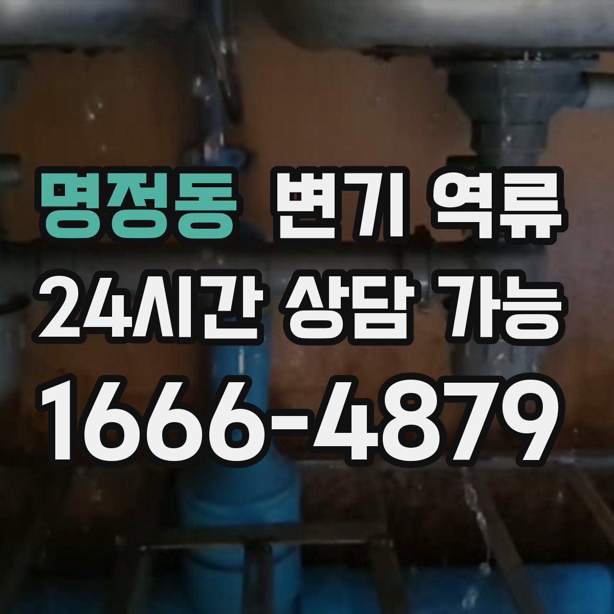 명정동 변기 역류