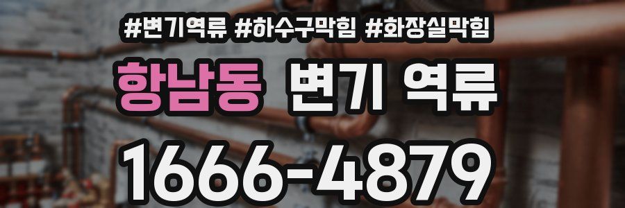 항남동 변기 역류