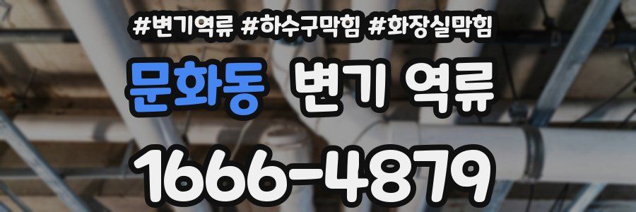 문화동 변기 역류