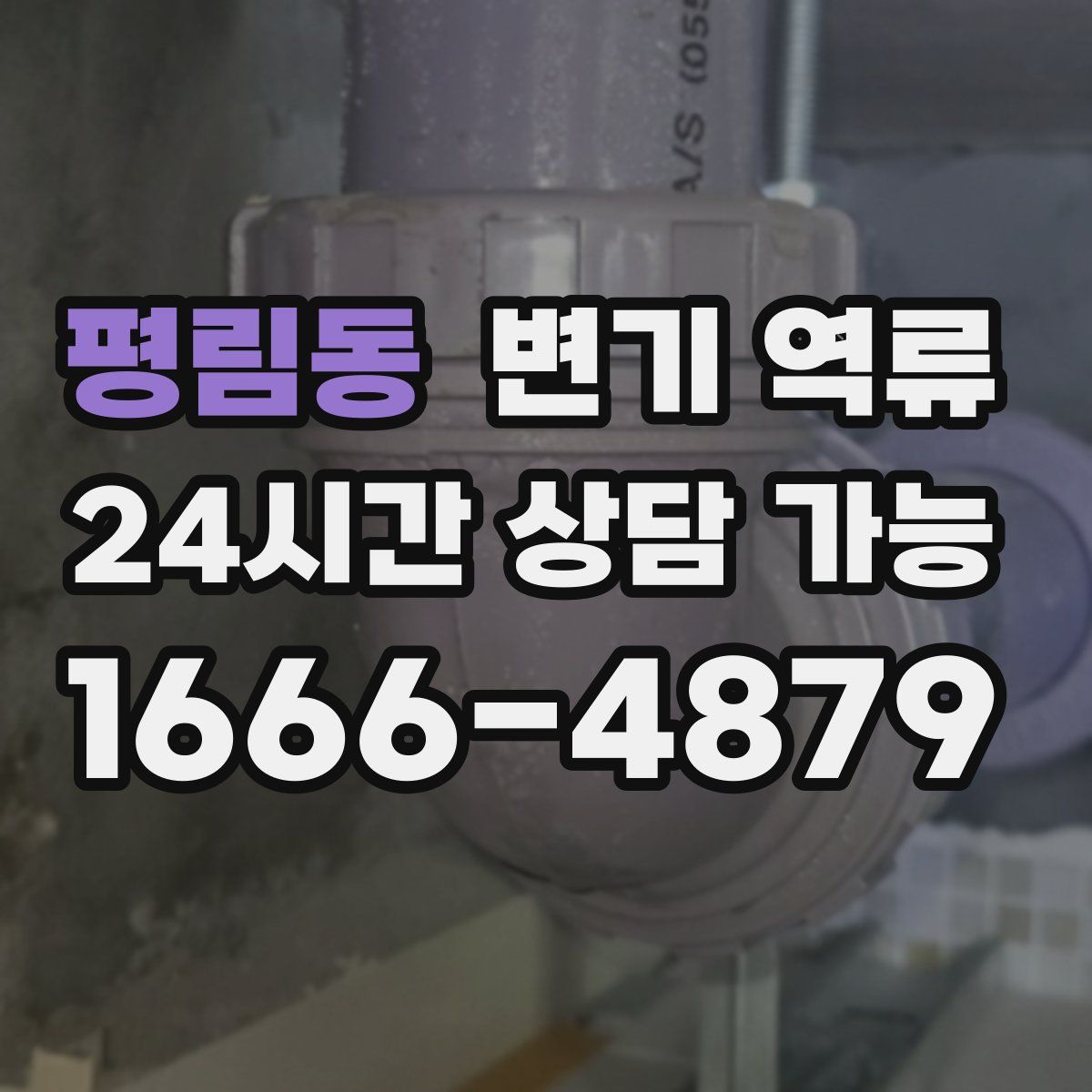 평림동 변기 역류