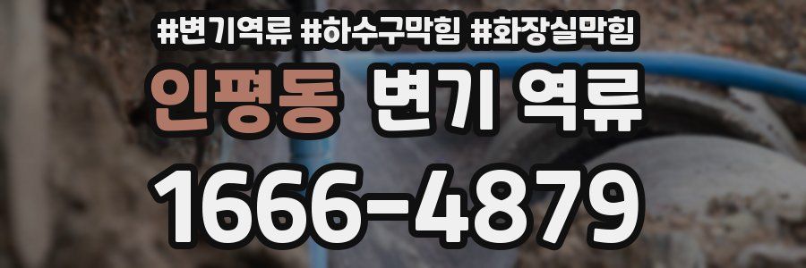 인평동 변기 역류