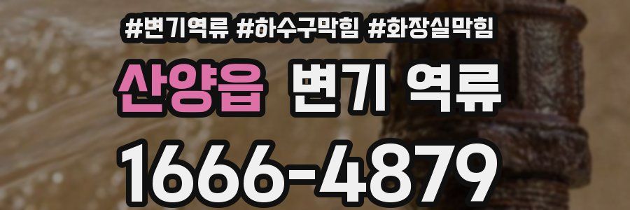 산양읍 변기 역류