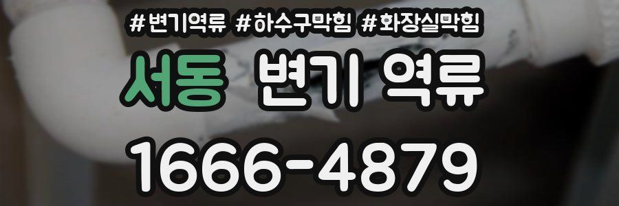 서동 변기 역류