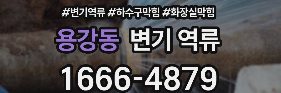 용강동 변기 역류