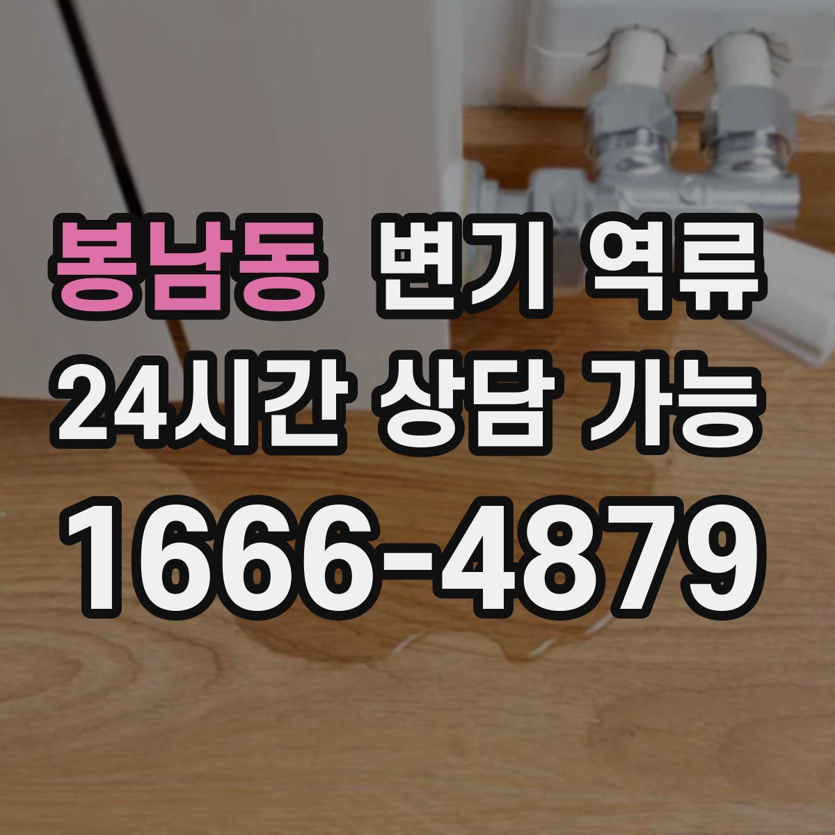 봉남동 변기 역류