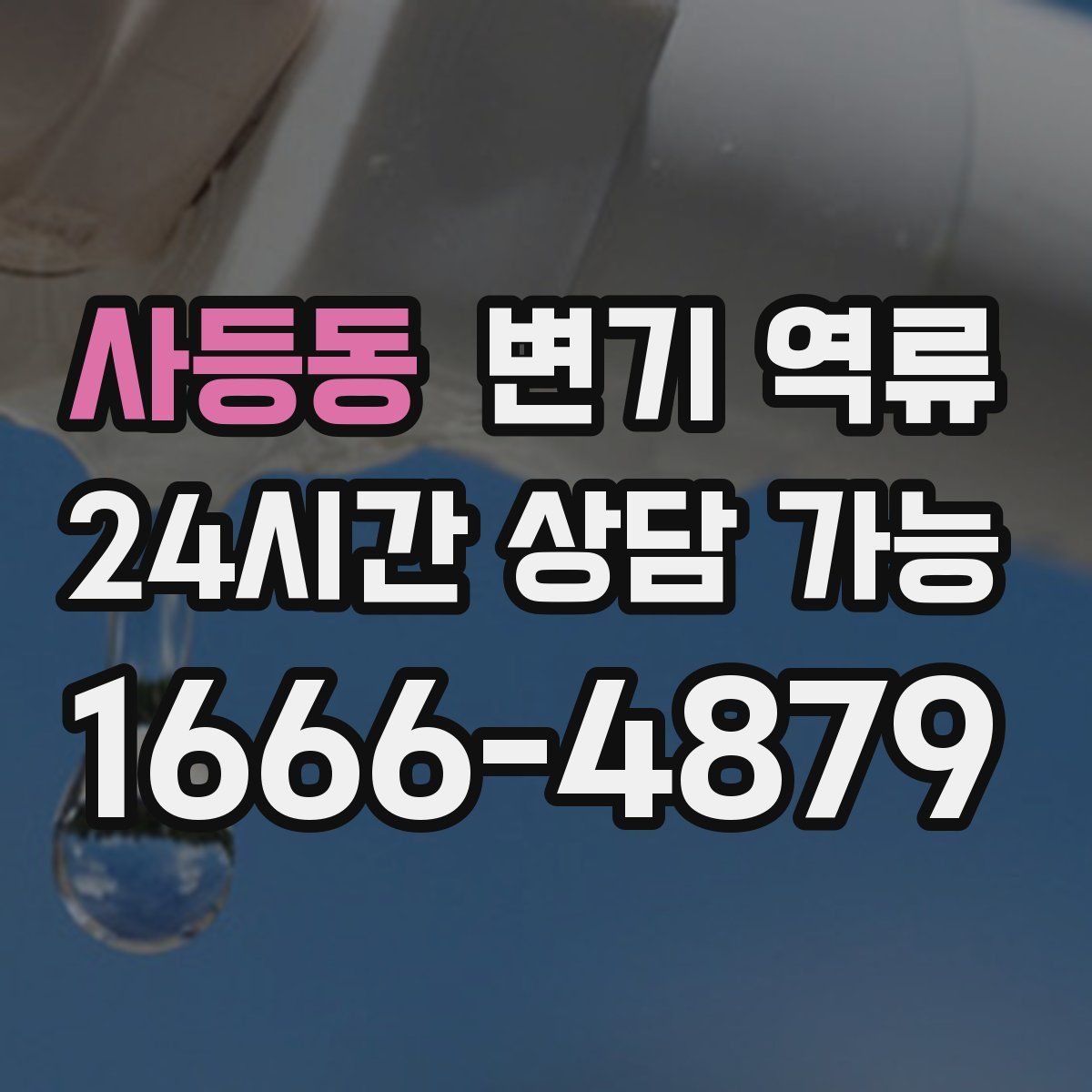 사등동 변기 역류