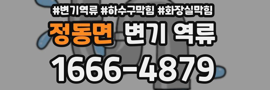 정동면 변기 역류