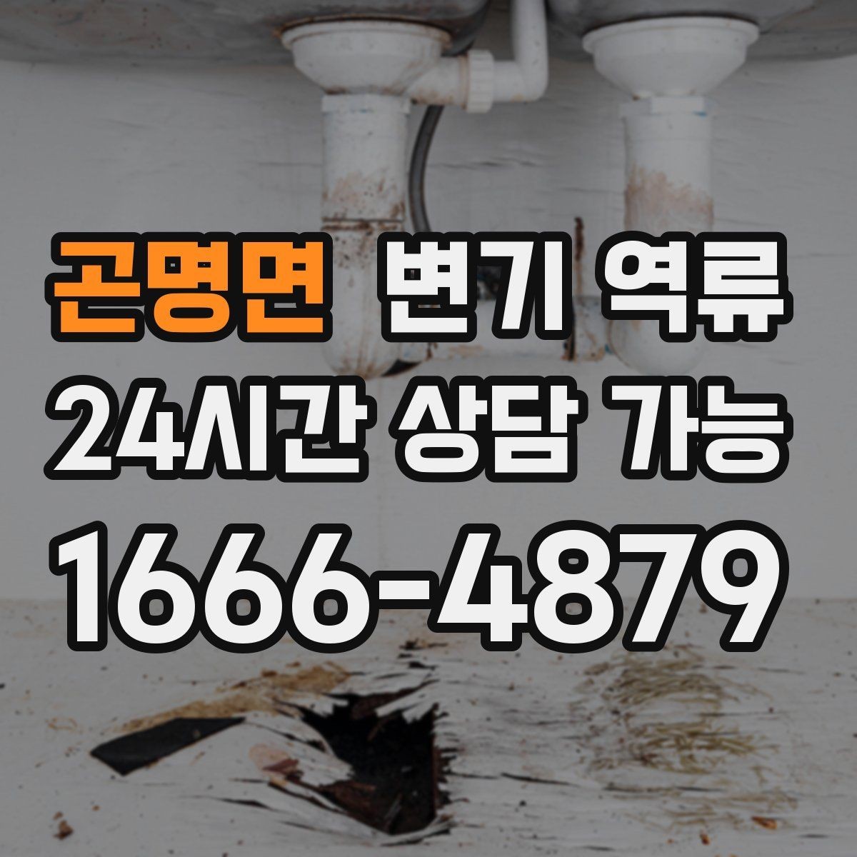 곤명면 변기 역류 아파트에서 공용 수직관 문제일 때 신호