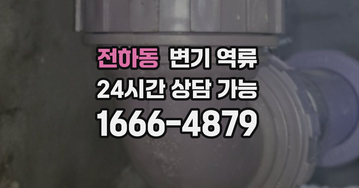 전하동 변기 역류