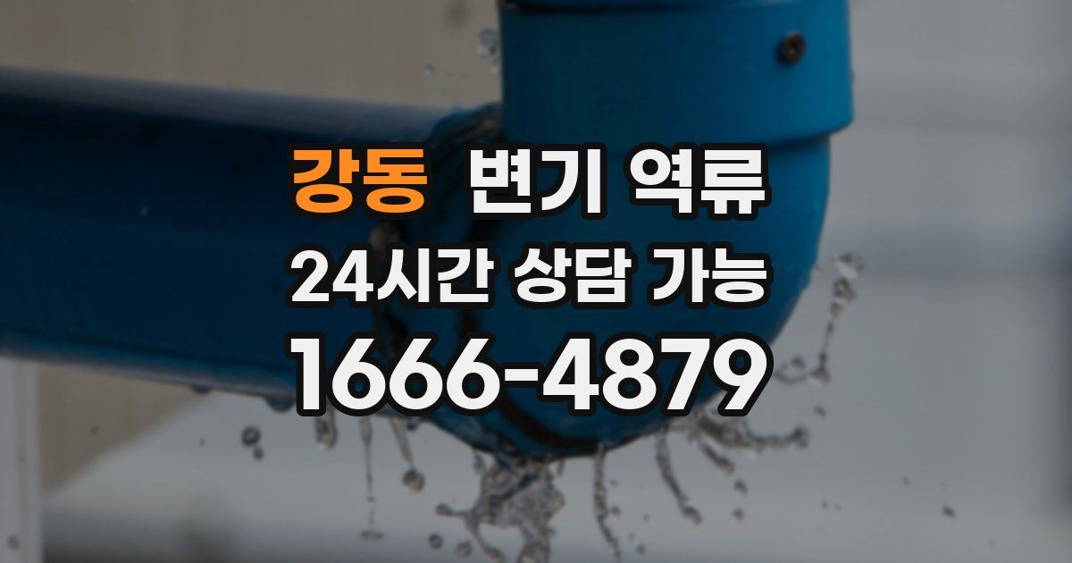 강동 변기 역류